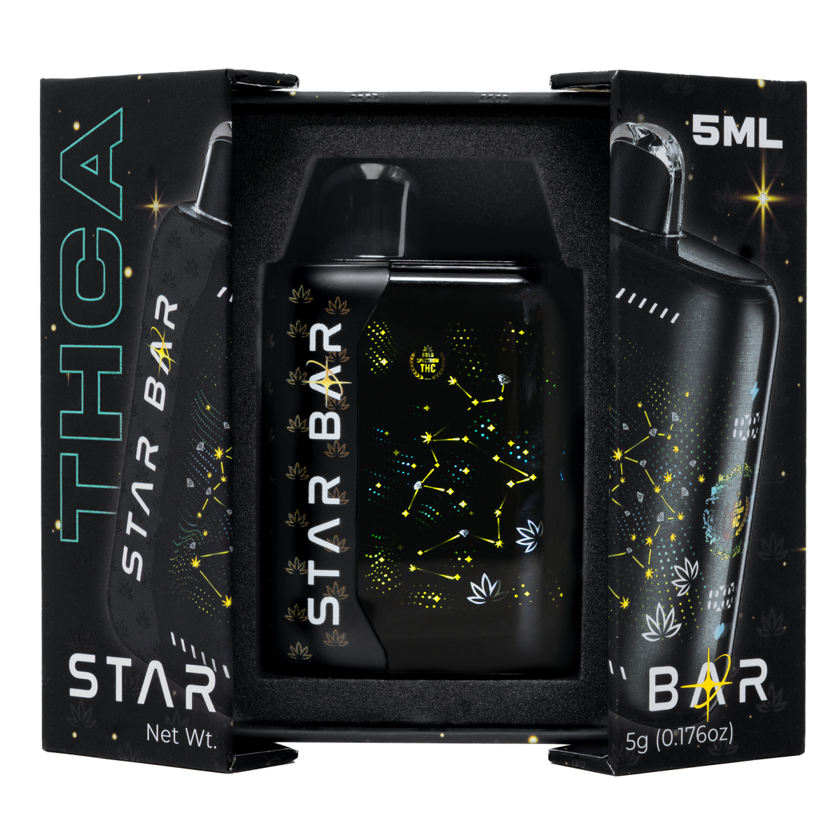 THCa - Star Bar 5ml Disposable Gold Spectrum THCa - Star Bar 5ml Disposable Gold Spectrum