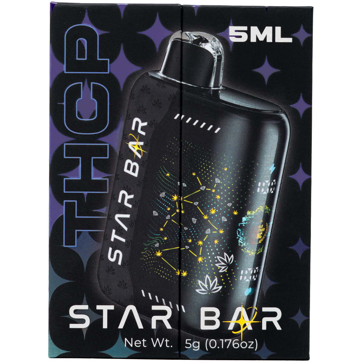 THCp - Star Bar 5ml Disposable Gold Spectrum THCp - Star Bar 5ml Disposable Gold Spectrum
