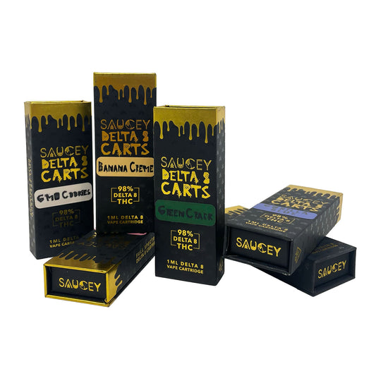 Assorted Saucey Delta-8 THC 1ml Cartridges