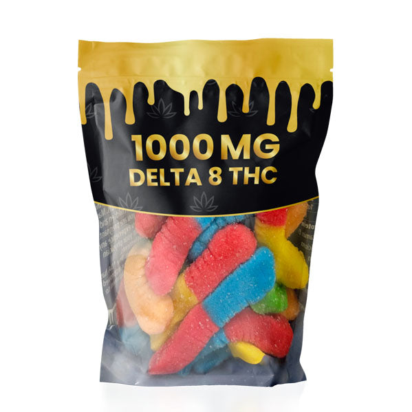 1000mg Delta-8 Gummies - Worms