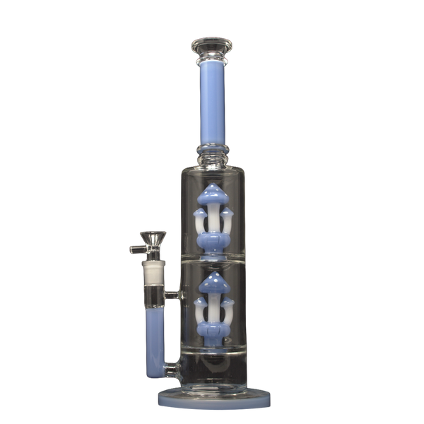 14.5 Inch Double Mushroom Bong