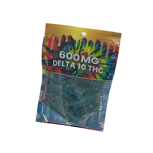 600mg Delta-10 Gummies - Blue Straws