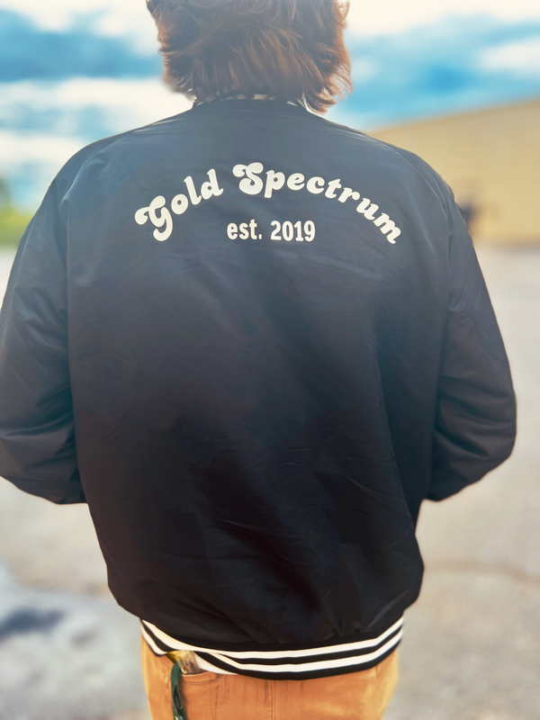 Gold Spectrum Bomber Jacket