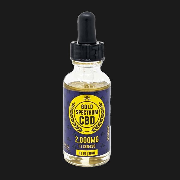 Gold Spectrum CBN & CBD 2,000mg Tincture