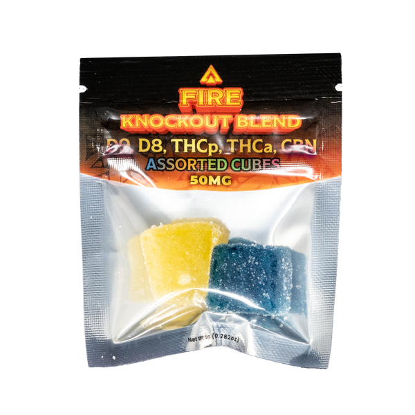 Gold Spectrum 50mg Fire Knockout Blend Sample Gummies