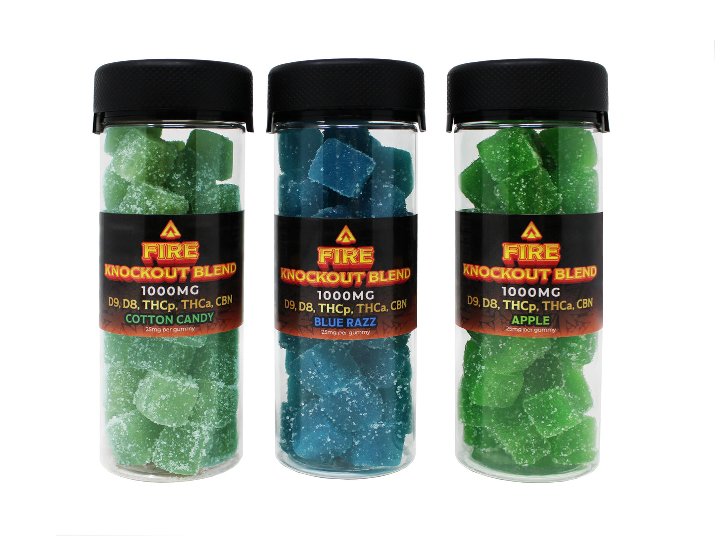 Fire Knockout Blend Gummies 1000mg