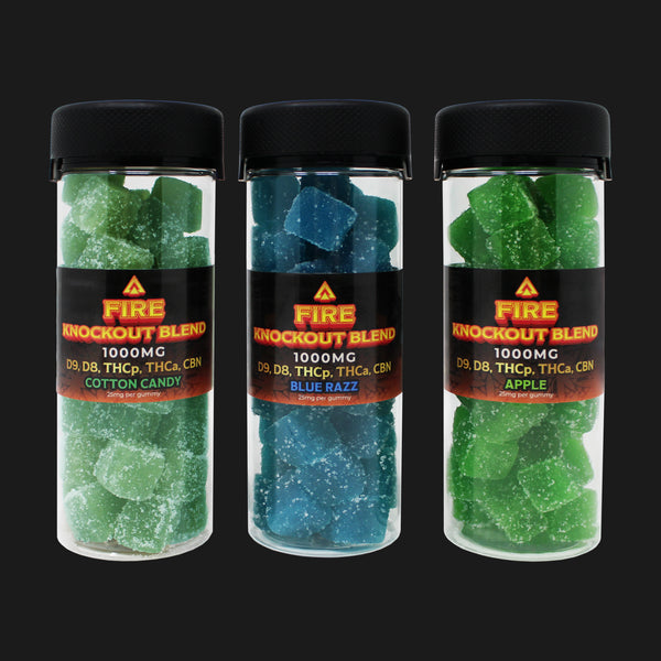 Fire Knockout Blend Gummies 1000mg