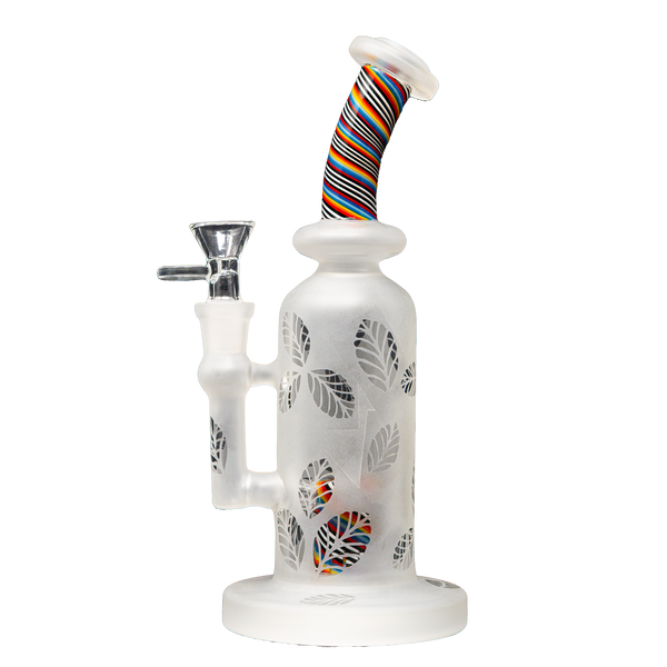 Etched Leaf Bong