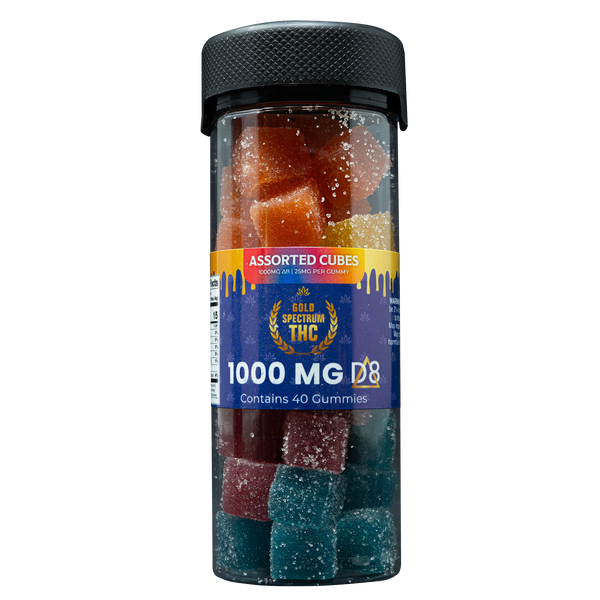 Gold Spectrum 1000mg D8 Gummies