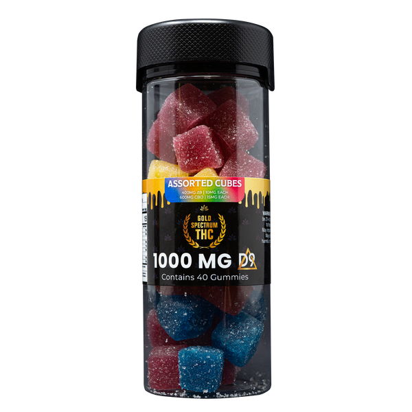 Gold Spectrum 1000mg D9 Gummies