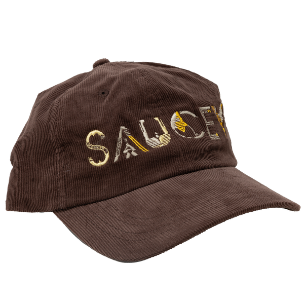 Saucey Corduroy Hat - Brown