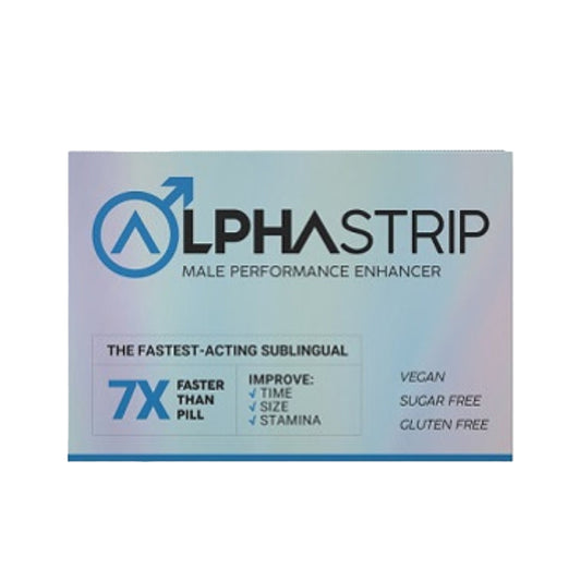 AlphaStrip Male Performance Enhancer (3pk) Strips - 7x