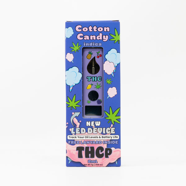 THCP Fruity Disposable Cotton Candy front in box