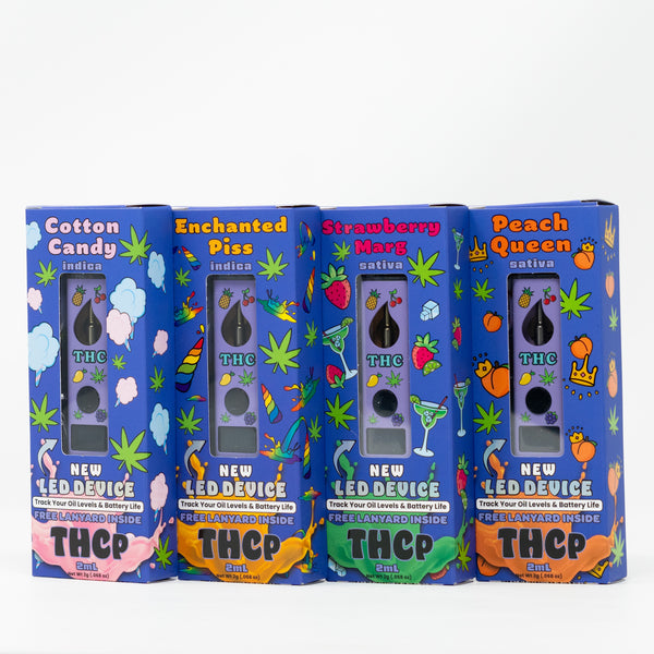 THCP Fruity Disposable, 4 new flavors, group image