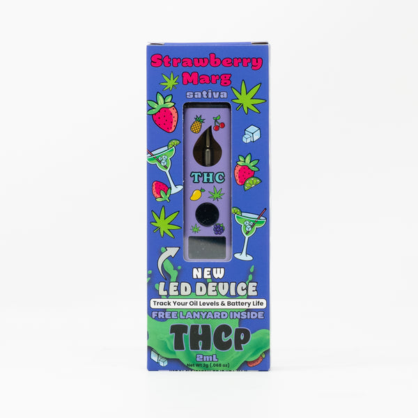 THCP Fruity Disposable Strawberry Marg front in box