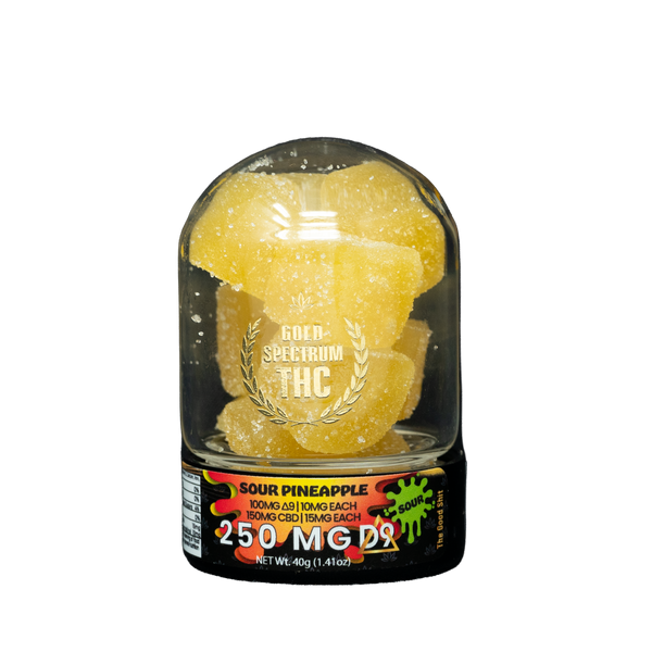 Gold Spectrum 250mg D9 Gummies 10ct