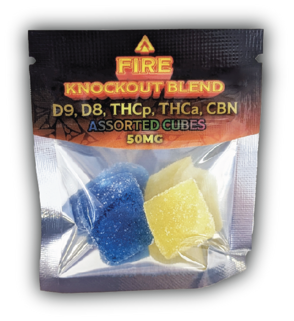 Gold Spectrum 50mg Fire Knockout Blend Sample Gummies