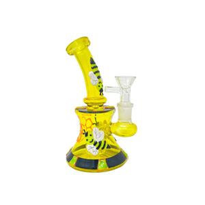 Honey Bee Bong - Honeycomb Design