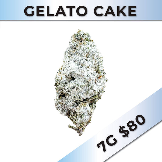 Gelato Cake THCA Snowball Hemp Bud 7G/$80