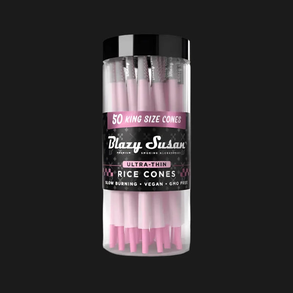 Blazy Susan Black Line Rice Cones (50ct)